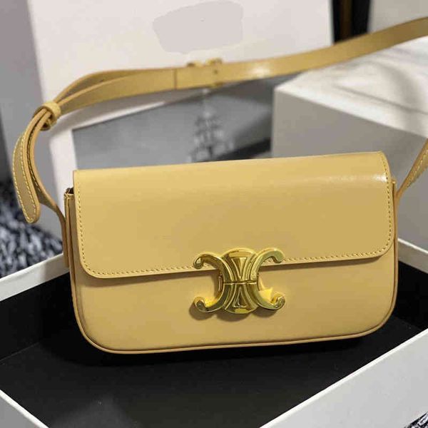 

original luxury leather arc de armpit fashion versatile small square single shoulder messenger tofu bag