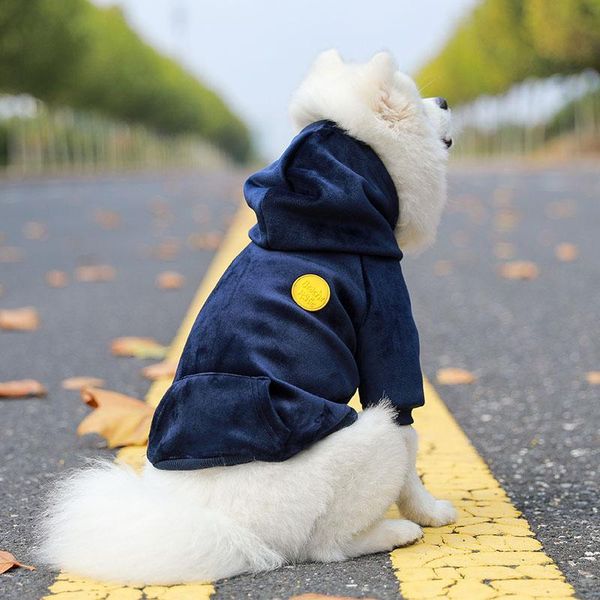 

dog apparel clothes, golden velvet sweater, small and medium-sized dog, pet autumn winter extra thick warm fighting clo