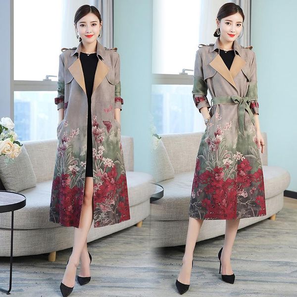 

women's trench coats 4493, Tan;black