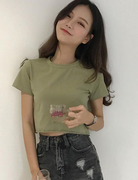 

women's t-shirt t shirt women short red sleeve tshirt lady, White