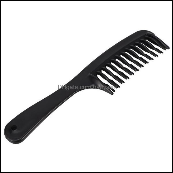 

brushes care & styling tools productsdouble row tooth der shampoo comb with handle for long curly wet hair drop delivery 2021 ygjwp, Silver