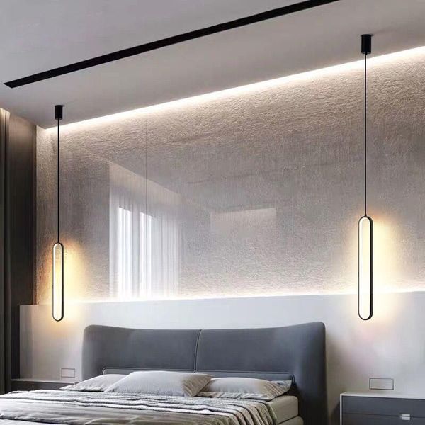 

pendant lamps bedroom bedside chandelier nordic simple style long-term atmosphere lamp dining room living chandelie