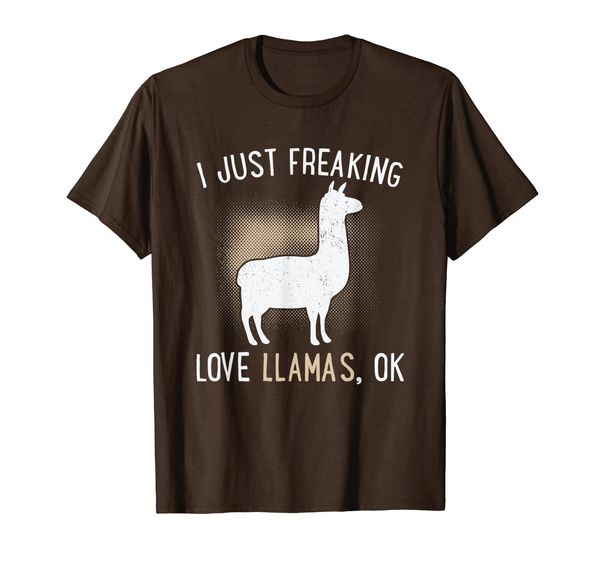 

I Just Freaking Love Llamas Ok T Shirt Llama Lover Gift, Mainly pictures