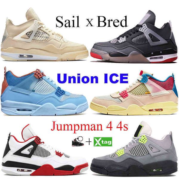 

cream x sail bunion 4 4s men basketball shoes neon cat cool grey metallic purple running shoes sneakers