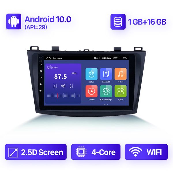 

9 inch multimedia player head unit player android 10.0 car dvd radio for 2009-2012 mazda 3 gps navi wifi 4g auto stereo