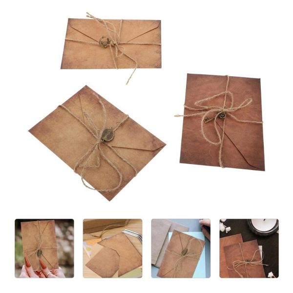 

gift wrap 3 sets vintage paper and envelopes antique looking writing stationery