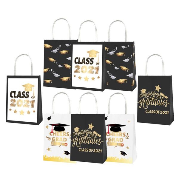 

gift wrap 8pcs graduation handbags present bags theme candy pouches
