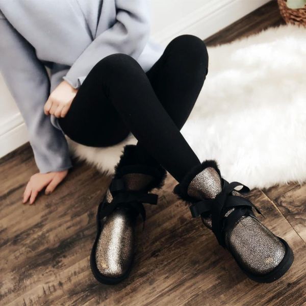 

boots wholesale/retail 2021 australia women's classic snow real sheepskin medium style winter womens, Black