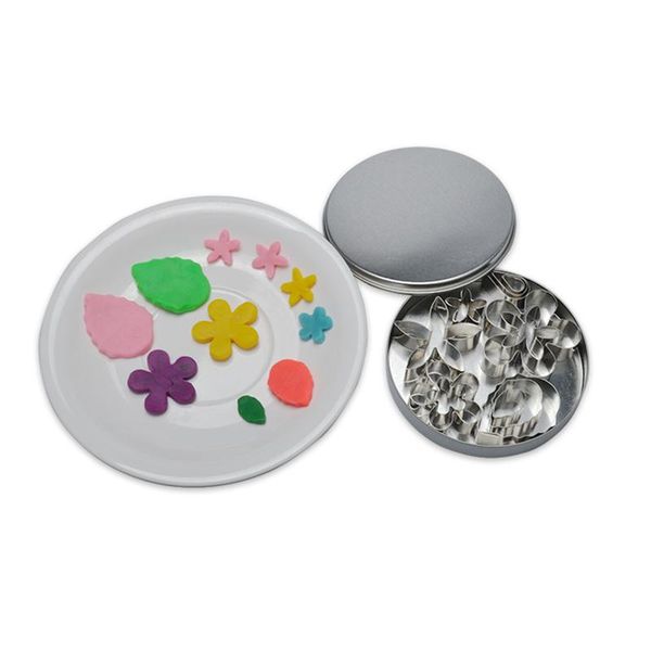 

baking moulds 12pcs/set stainless steel flower shape cookie cutter mold cake decorating tools diy sugarcraft fondant biscuit