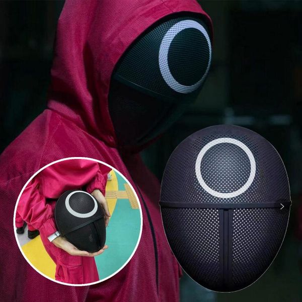 

beanies korean squid game mask casual style halloween cosplay face masks round six headgear party role props