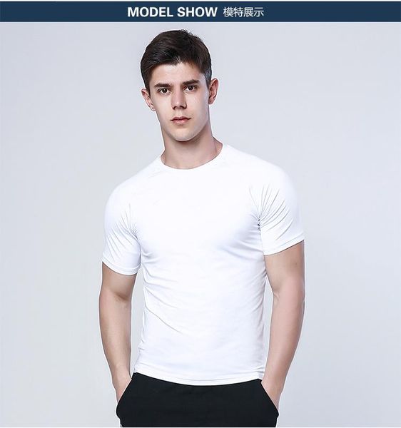 

men's t-shirts 1606.men's fashion casual short sleeves, White;black