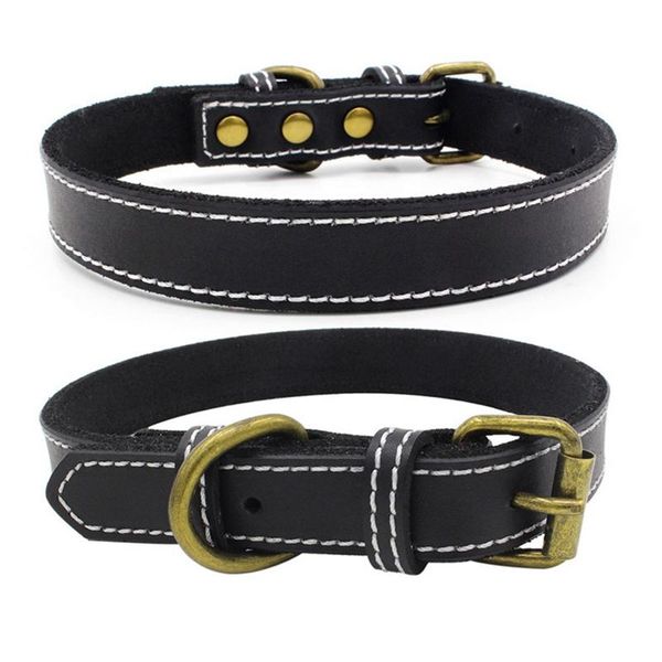 

pu leather pet dog collar puppy cat chihuahua small necklace accessories zh1 collars & leashes