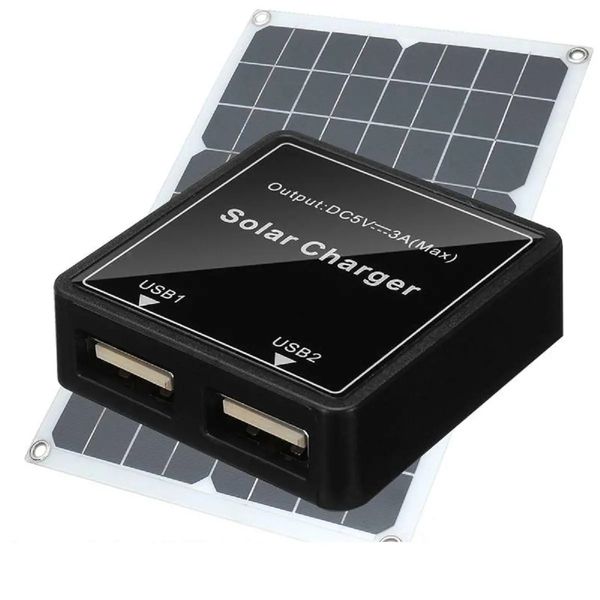 Scatola di giunzione del pannello solare fai-da-te Doppio regolatore di tensione USB