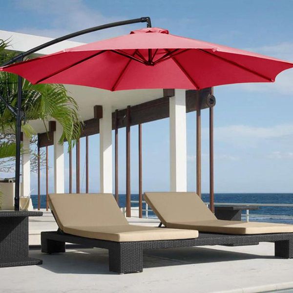 

parasol umbrella shade cloth outdoor canopy awnings shades dustproof waterproof durable hexagon fade-proof rainproof umbrellas