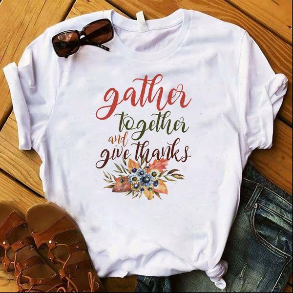 

flower print short sleeve women t shirt o neck summer causal tee clothes, White