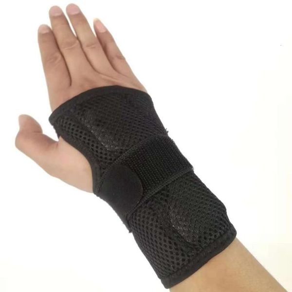 

elbow & knee pads hand wrist brace splint sprains artritis band tennis support pols carpal tunnel health wristband guard for men women, Black;gray
