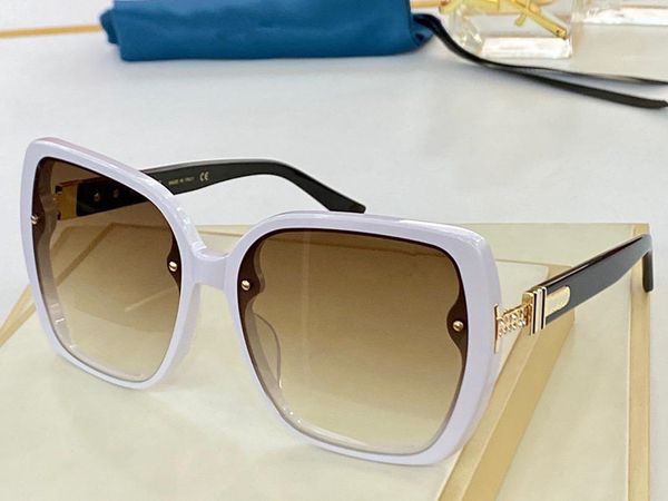 

089 fashion summer cat eye style multicolor sunglasses uv 400 protection for women vintage rectangle plank full frame come with case classic, White;black