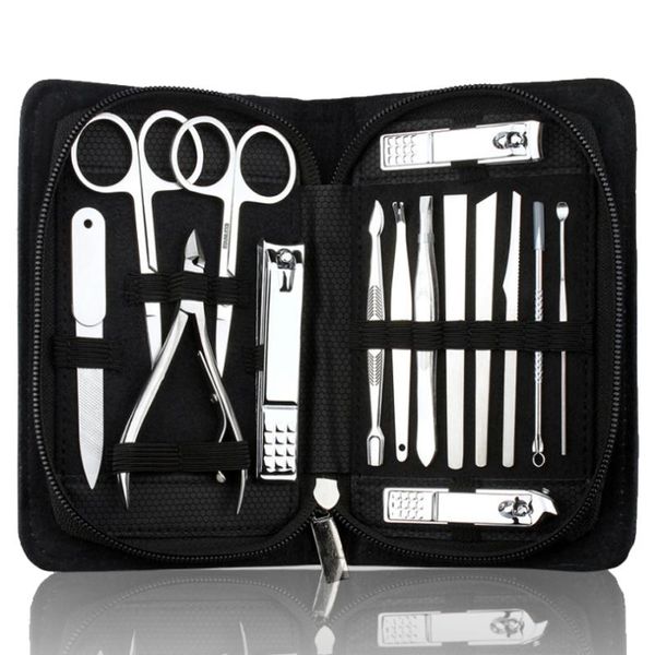 

nail art kits gujhui 15 in 1 manicure set professional clipper kit finger plier nails beauty tools scissors knife gift for you