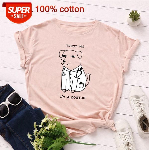 

women's loose round neck short-sleeved cotton t-shirt f90 #8v14, White