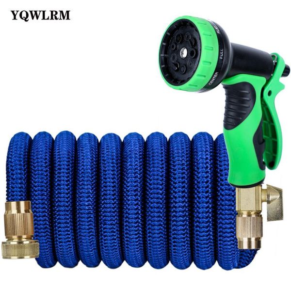 

watering equipments yqwlrm expandable 25-100 ft high pressure car wash pipe garden hose with spray gun for magic flexible water
