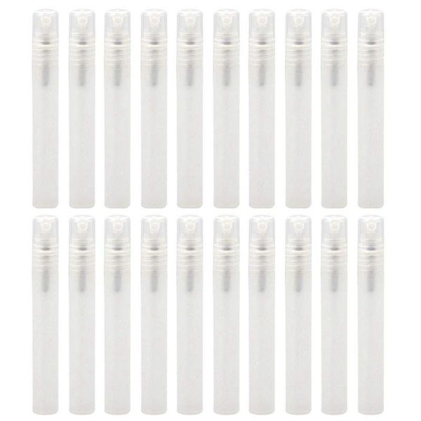 

storage bottles & jars 50pcs / lot 5ml empty transparent plastic spray bottle makeup perfume atomizer refillable