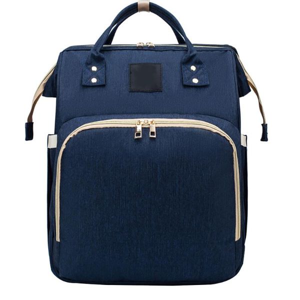 

diaper bags mommy bag large capacity multifunctional waterproof folding bed backpack portable mother and baby