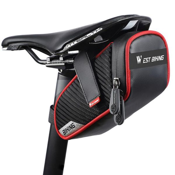 

mtb bike tube shell cycling pouch saddle bag pannier reflective rear seatpost car & truck racks