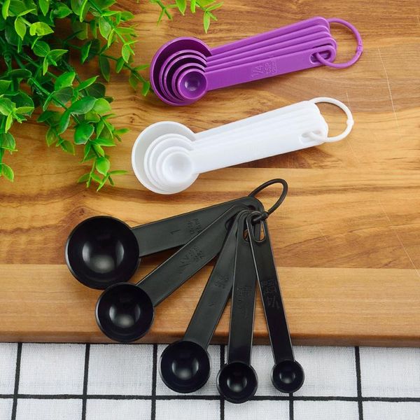 

spoons 5 pcs teaspoon coffee spoon tea strainer measure cups cooking tools portable measuring kitchen & home kitchenware