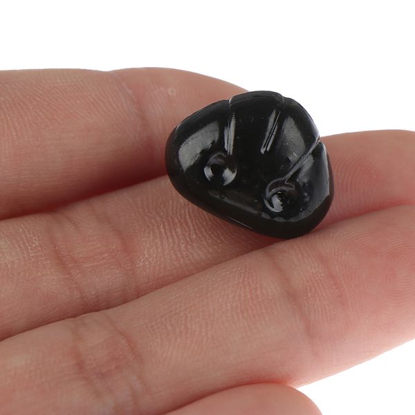 

10Pcs/bag Black Oval Accessories Oblong Bear Stuffed Toys Snap Animal With Plug Washers DIY Craft Doll Safety Nose Eyes