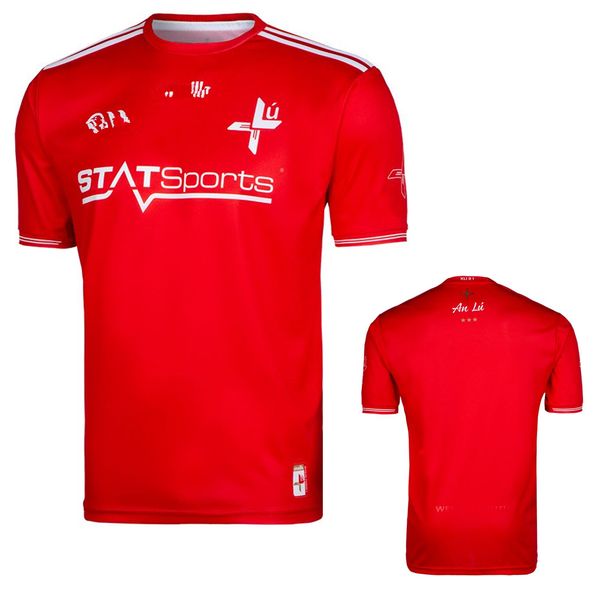 

louth gaa home 2-stripe jersey ireland 2021 2022 cricket baseball softball shirt s-5xl, White;black