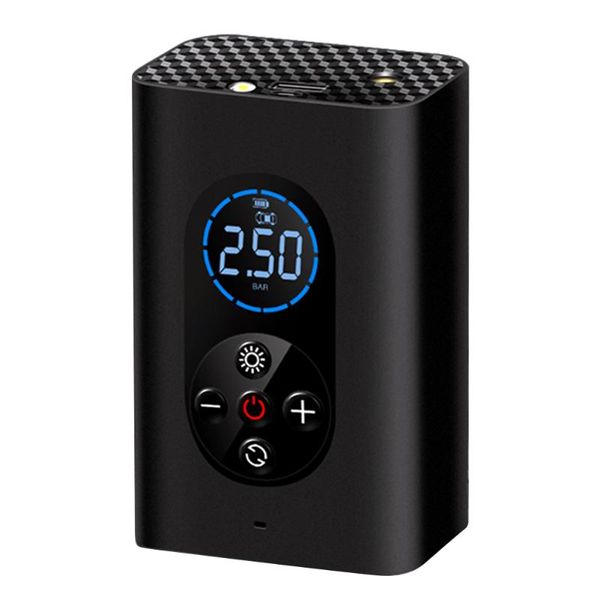 

150psi balls smart digital wireless rechargeable car air inflator pump with led lamp for motorcycle bicycle tyre tire inflatable