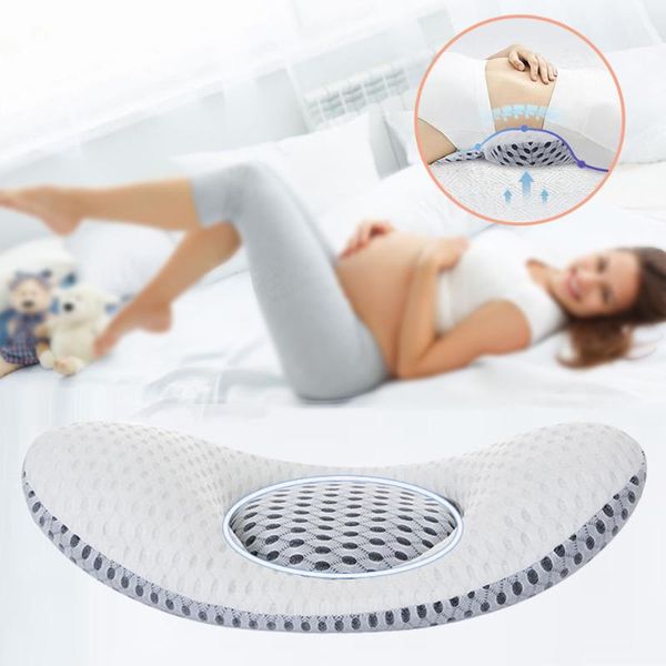 

comfort lumbar support pillow sleep cushion waist pad relaxing spine