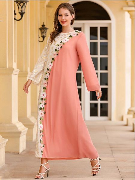 

ethnic clothing vestidos abaya dubai turkey hijab muslim fashion dress islam long dresses caftan kaftan robe femme hiver 2021abayas for wome, Red