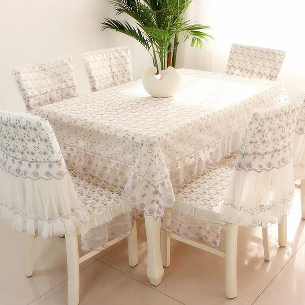 

chair covers embroidered tea table cloth rectangular cushion cover set lace simple modern