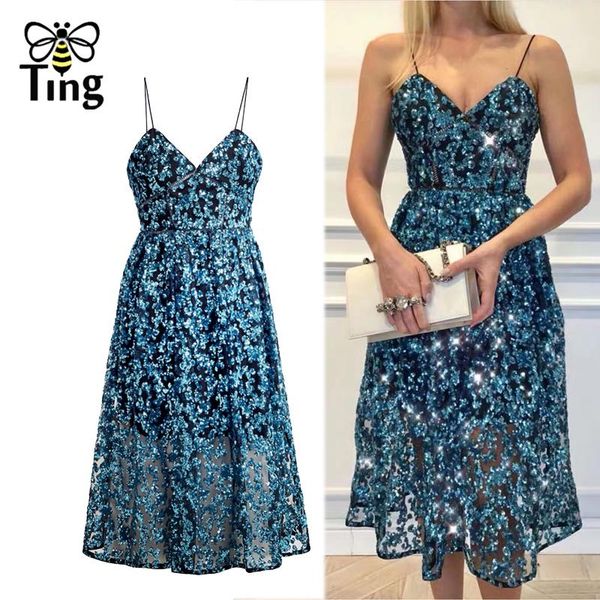 

casual dresses tingfly designer luxury glitter sequined party night summer strap shiny self portrait dress elbise brand chic, Black;gray
