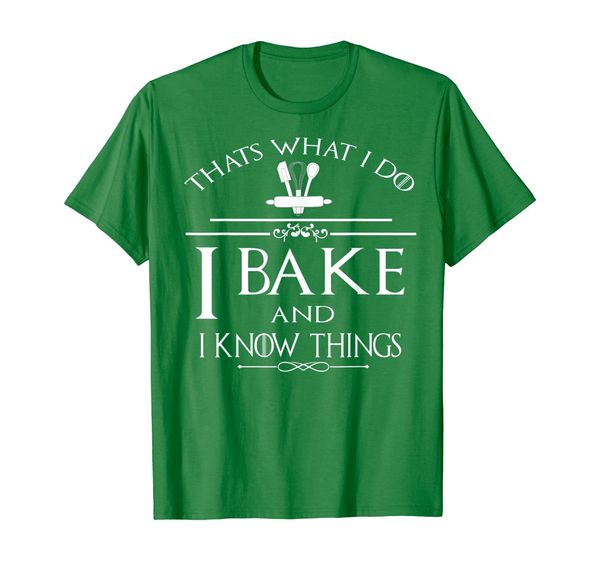 

thats what i do i bake and i know things, White;black