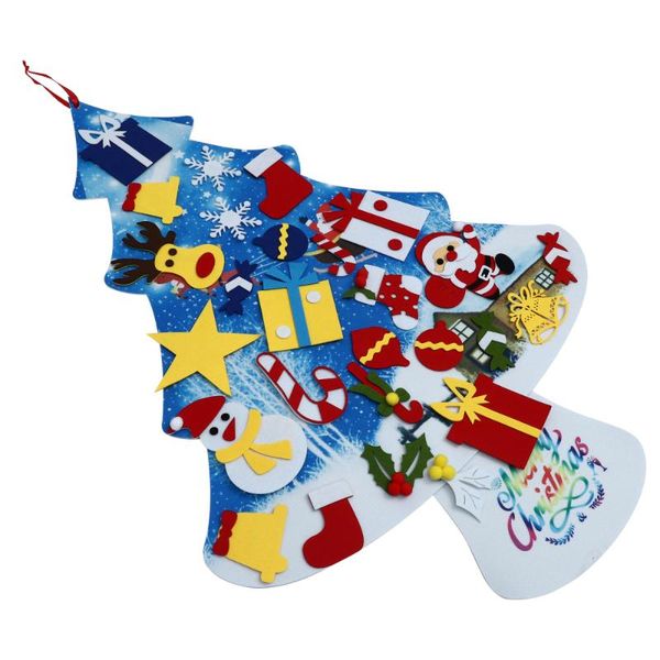 

christmas decorations 1pc diy felt tree wall xmas party decoration kids gift