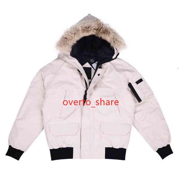 

men's down & parkas winter womens goose down jacket women fur canada reflective mens gooses parka canadas canadian ovo long sleeve coat, Black