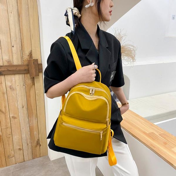 

backpack 2021 ladies nylon summer women bagpack trending female daily travel backbag light for school durable