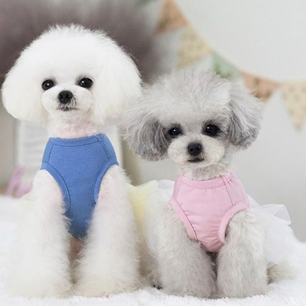 

dog apparel 2021 cute pet princess dress sweet gauze skirt party dresses