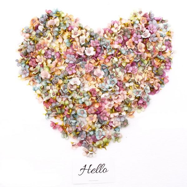 

decorative flowers & wreaths 50/100pcs multicolor daisy flower head mini silk artificial for wedding engagement party home decor diy garland