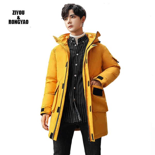 

jacket men coat 2021new fashion windbreaker coats casual loose hooded mens cargo bomber jackets and outwear streetwear, Black