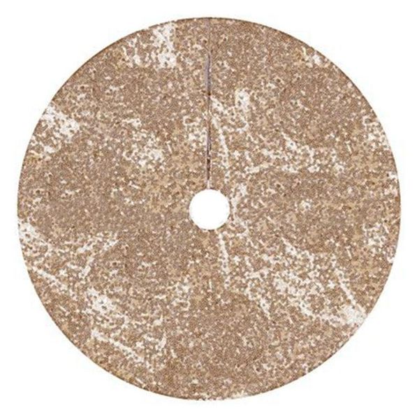 

christmas decorations tree skirts skirt fabric carpet round gold sequin mats beautiful pography tool
