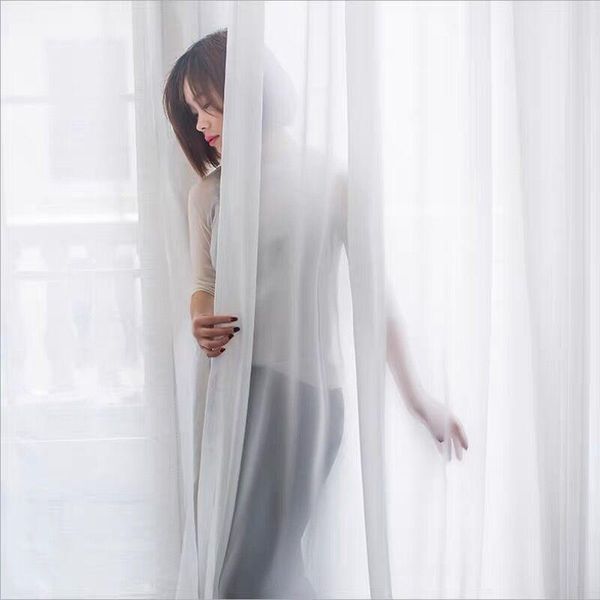 

curtain & drapes super soft great hand feeling white tulle curtains for living room decoration modern veil chiffon solid sheer voile kitchen