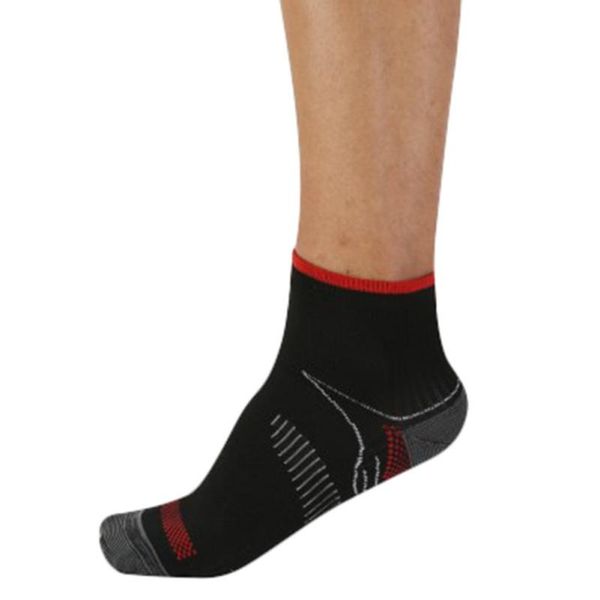 

sports socks women men compression plantar fasciitis heel arch relieving pain camping hiking, Black