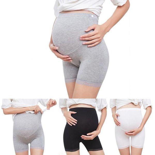 

maternity bottoms shorts womens shapewear pettipant seamless soft under for pregnant women, White