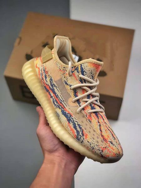 

breathable running shoes kanye v2 mx oat for men and women size36-46