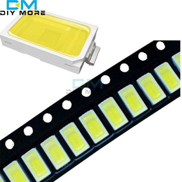 

modules 50pcs 120 degrees smd smt -ee132 5730 white 6050-7000k led light bead 50-55lm 3.3v-3.6v