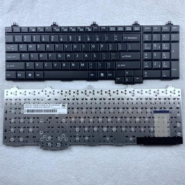

lapkeyboard for fujitsu cp487591-01 mp-10b73003d85 us layout replacement keyboards