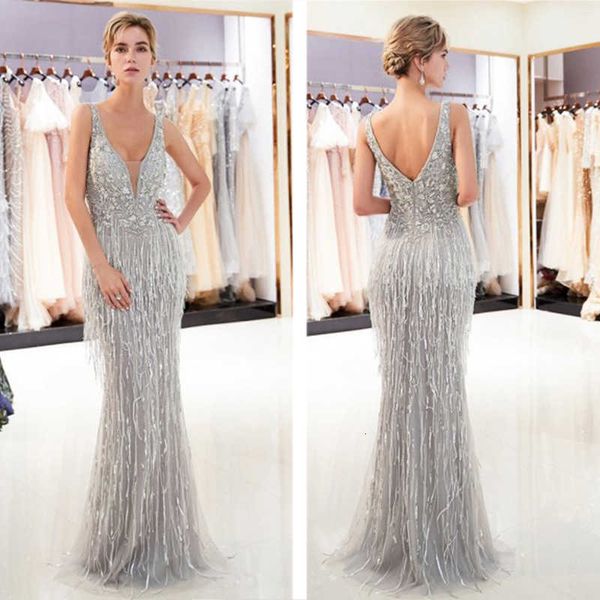 

luxury party evening dress dr's sleevels sequin slim, Black